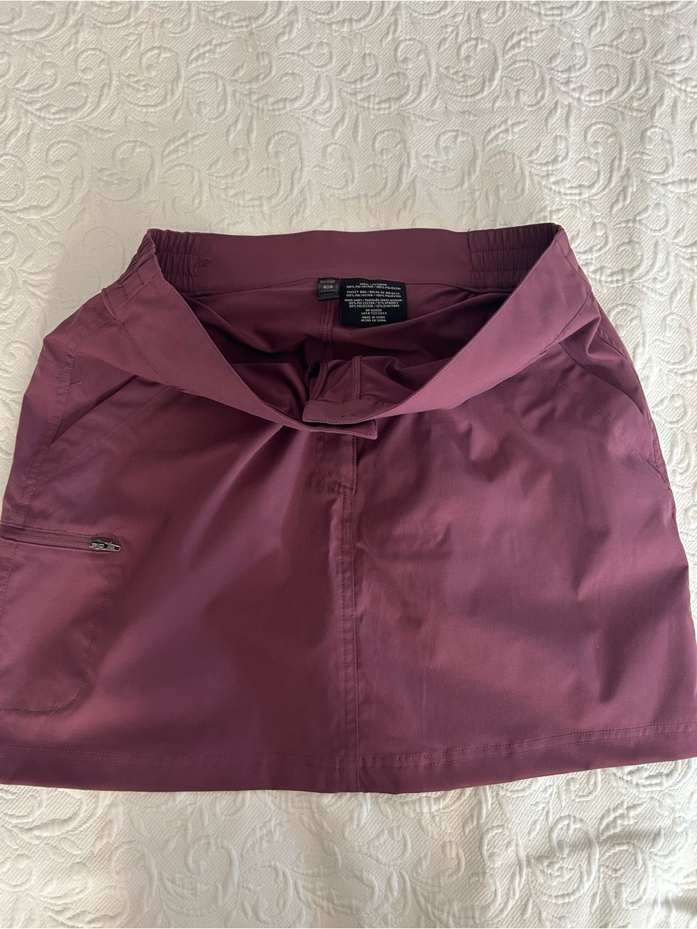 32 Degrees Plum Athletic Skort